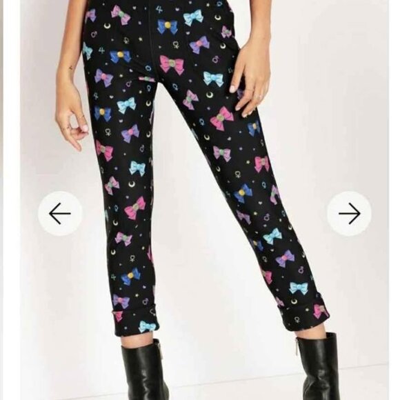 BlackMilk Sailor Ribbons Cuffed Pants Sailor Moon Anime Size Medium - Picture 3 of 3